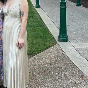 Abercrombie Giselle Pleated Maxi Dress